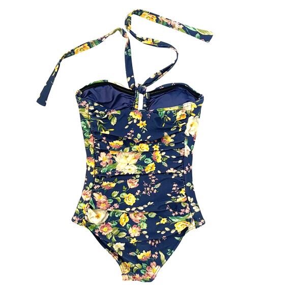Zimmermann One Piece Swimsuit - Halter Neck Removable Tie - Blue - Size 2-4 - Picture 3 of 6